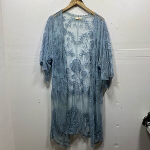Anna-Kaci California Lace Duster One Size
